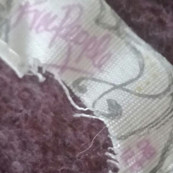 Free People Scarf Purple Large 29" x 100" - Picture 4 of 4